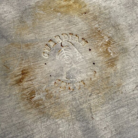 Vintage Guardian Service Ware Heavy Aluminum Triangle Heart Roasting Pot NO LID - Picture 3 of 3